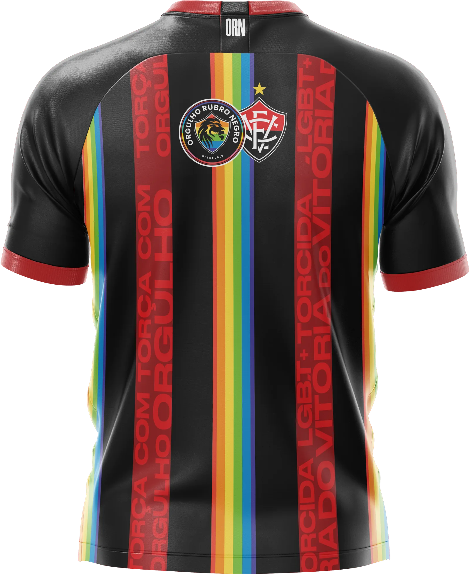 Camisa Oficial ORN, vista de costas